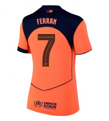 Barcelona Ferran Torres #7 Tredjetröja Dam 2025-26 Kortärmad